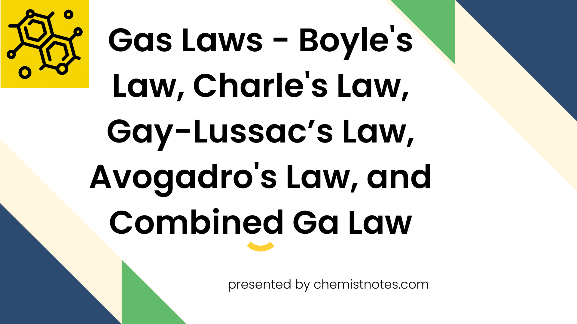 Gas Laws Boyle S Law Charle S Law Gay Lussacs Law Avogadro S Law