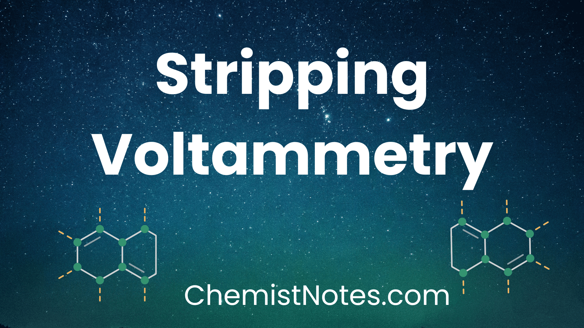 Stripping Voltammetry Basic Principle Useful Application Chemistry Notes