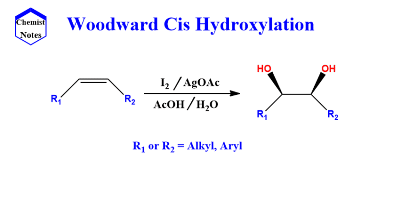 Woodward Hydroxylation Easy Mechanism Examples Chemistry Notes