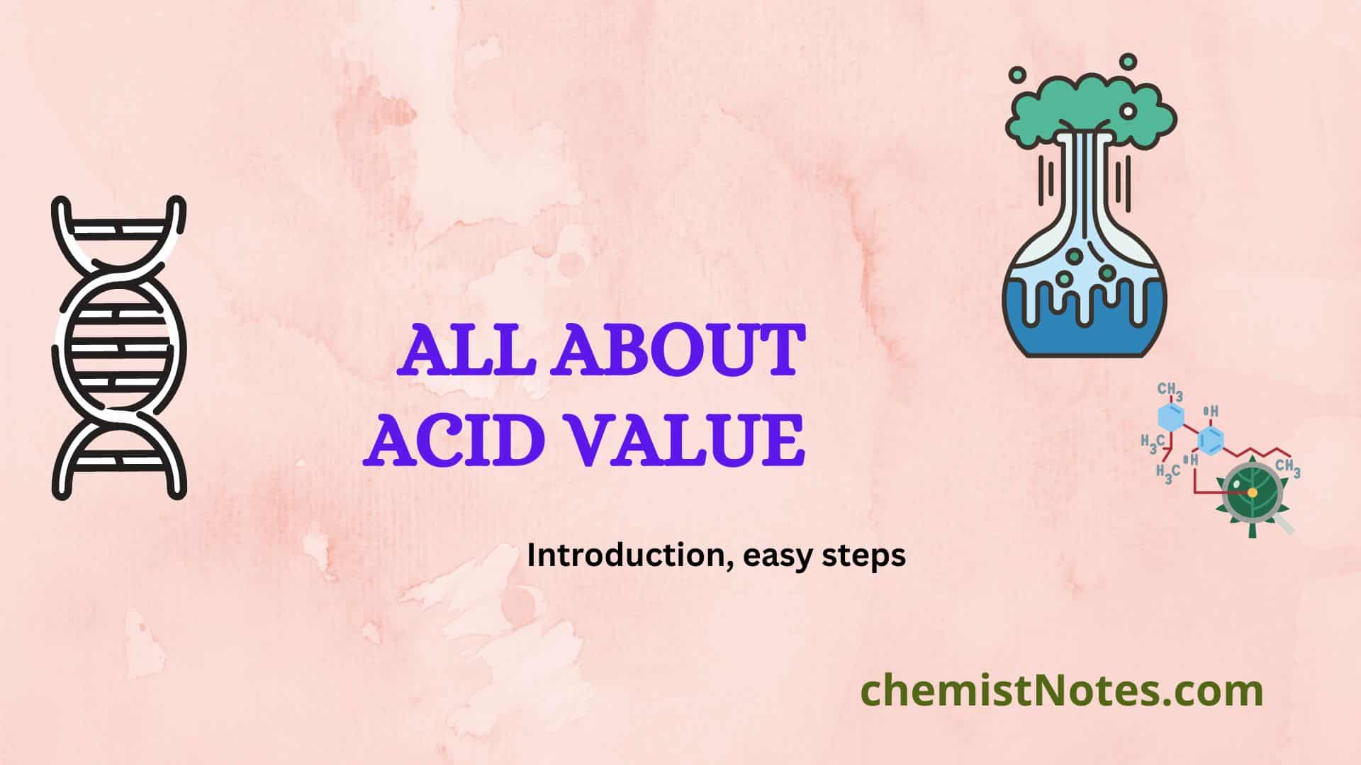 Acid Value Definition Principle Procedure Formula And Reliable