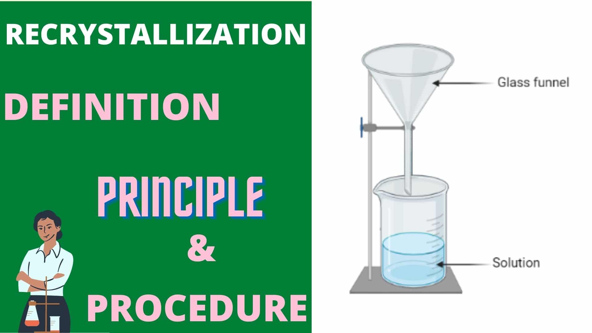 Recrystallization Definition Meaning Chemistry Notes