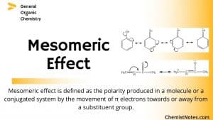 Mesomeric effect