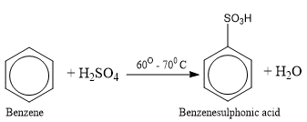 sulphonation of benzene