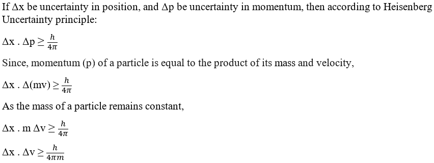 Heisenberg uncertainty principle, Heisenberg uncertainty principle equation
