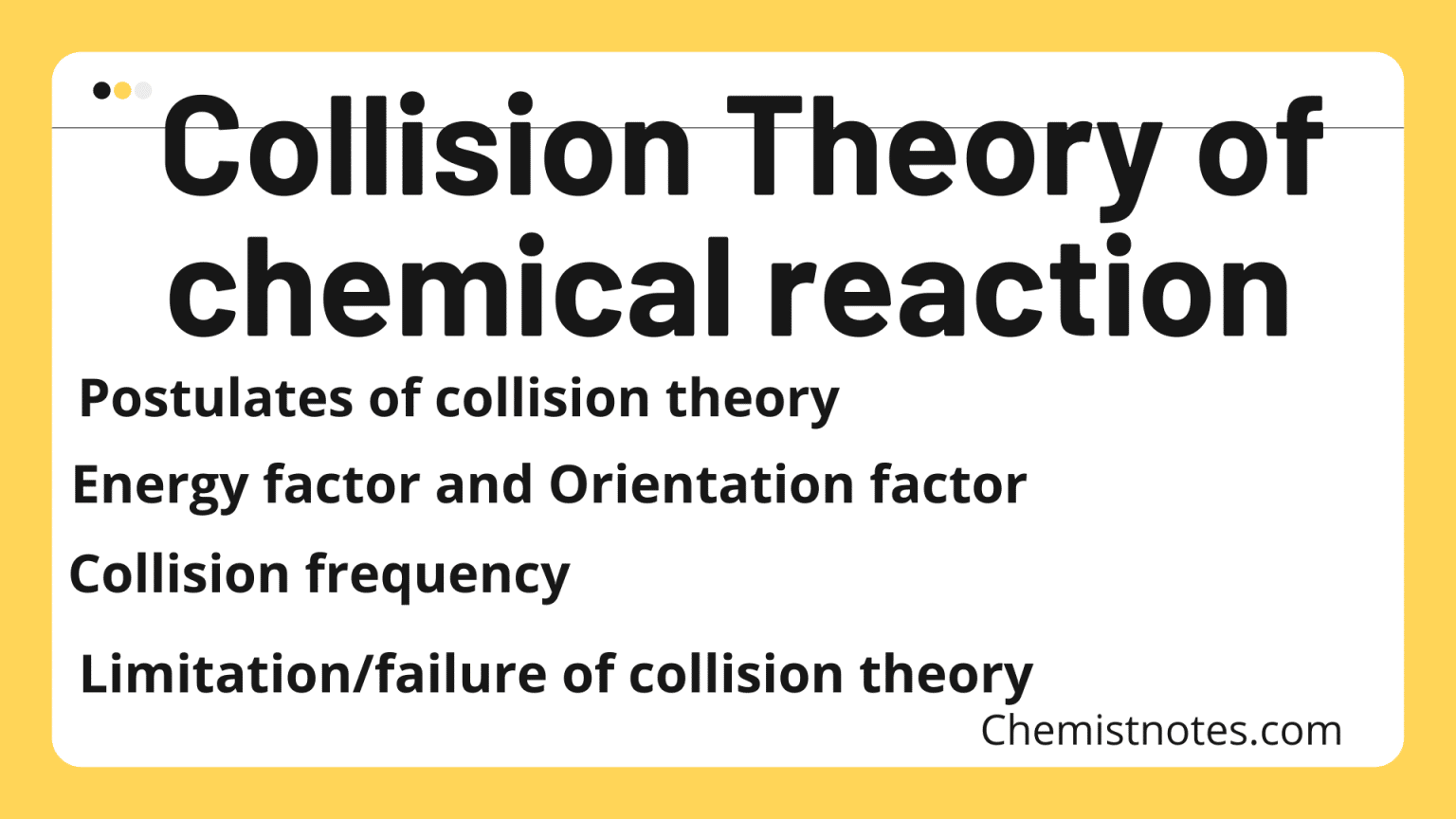 collision-theory-for-bimolecular-reaction-postulates-and-its-failure