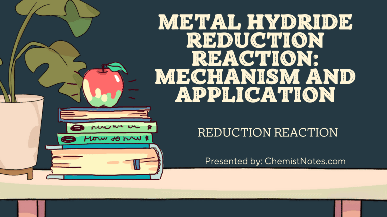metal hydride reduction mechanism