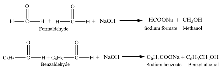 Cannizzaro reaction, Cannizzaro reaction mechanism, Cannizzaro reaction example, cannizzaro reaction of formaldehyde and benzaldehyde