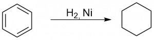 catalytic hydrogenation of benzene