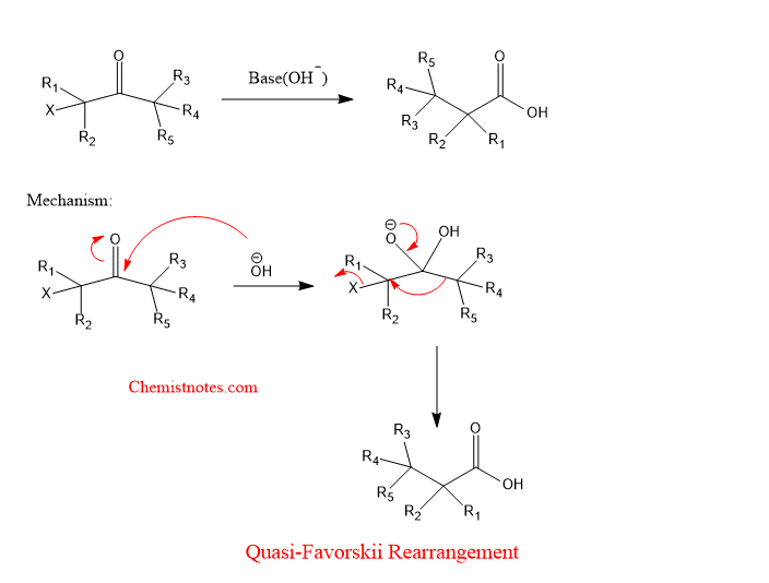 quasi favorskii rearrangement