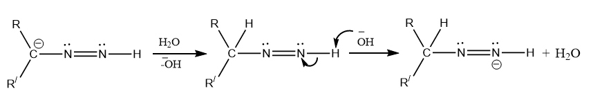 wolf kishner reduction reaction, wolf kishner mechanism