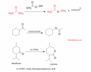 Baeyer Villiger Oxidation: Mechanism And Application - Chemistry Notes