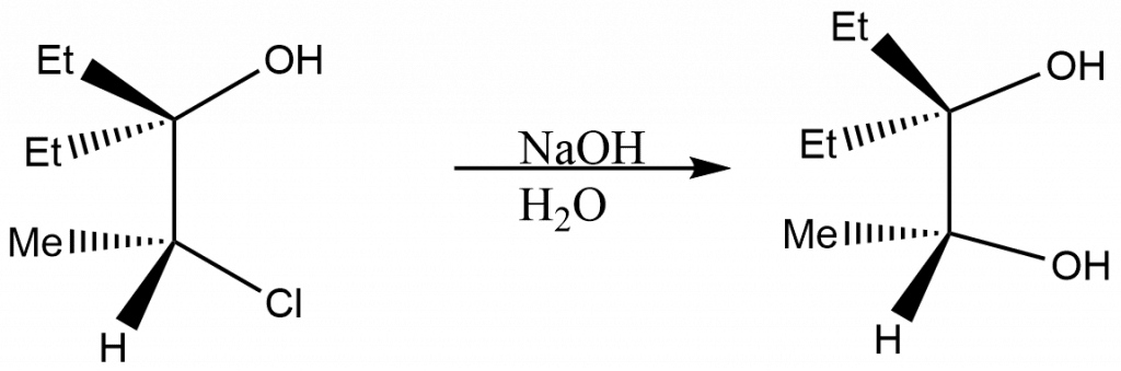 Example for Neighboring group mechanism