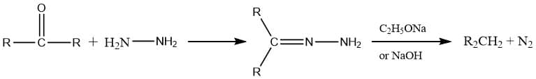 wolf kishner mechanism