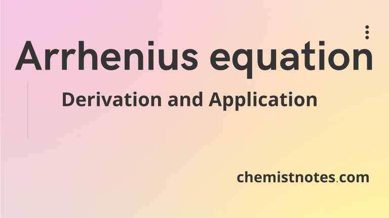 Arrehenius equation derivation