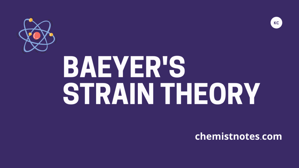 Baeyer's strain theory and its limitations