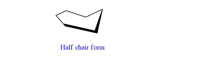 half chair fomr