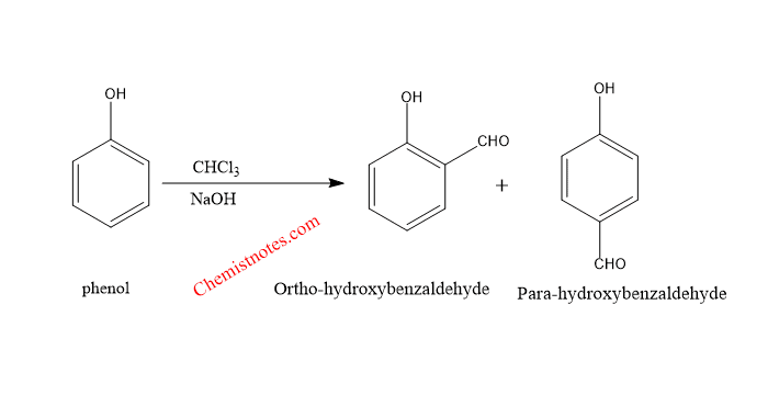 reimer tiemann reaction