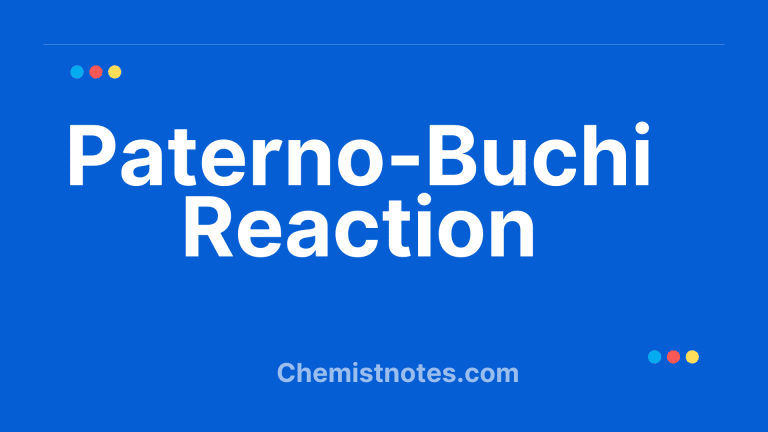 paterno buchi reaction in photochemistry