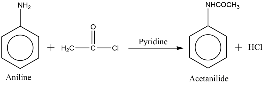 preparation of acetanilide from aniline, acetanilide, acetanilide preparation