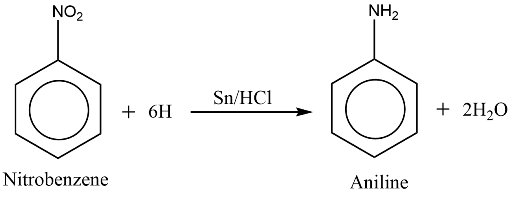 Laboratory Preparation Of Aniline Chemical Reactions And Its Uses