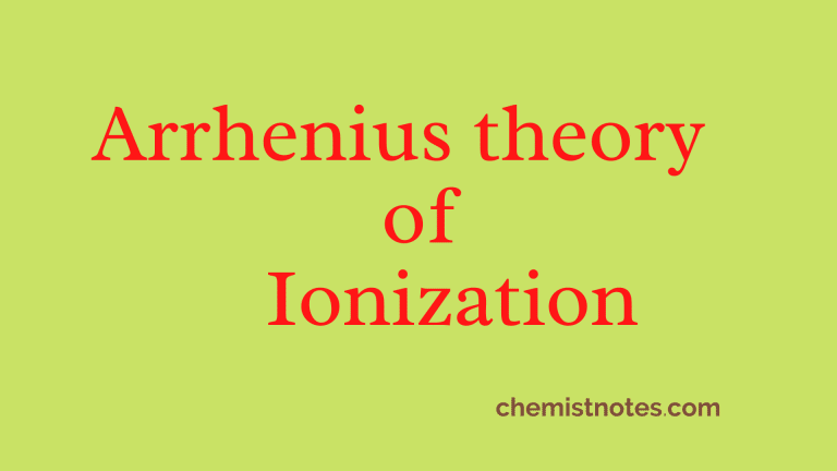 Arrhenius theory of ionization