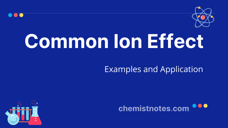 define common ion effect