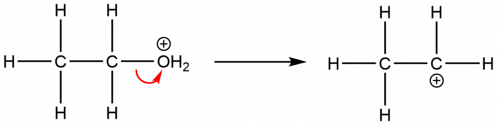 dehydration reaction mechanism