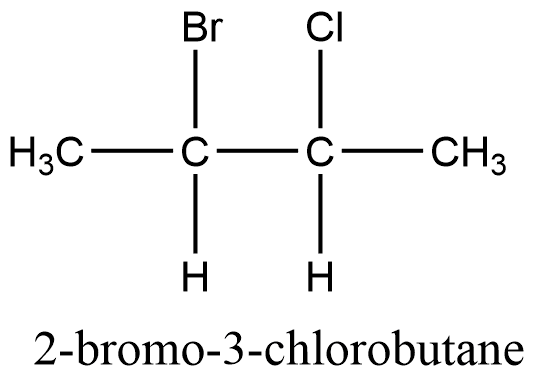 2 bromo 3 chlorobutane