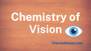 The chemistry of vision