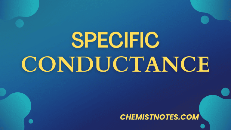 specific conductance