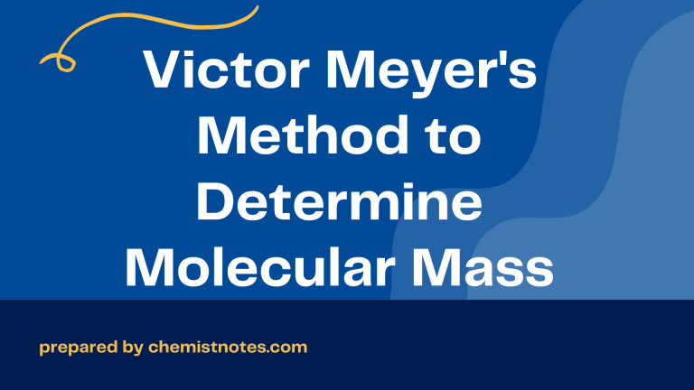 Victor Meyer's Method to Determine Molecular Mass