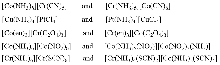 coordination isomerism
