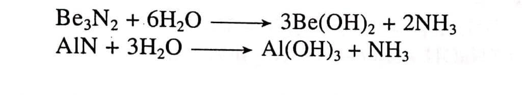 diagonal relationship between Be and Al