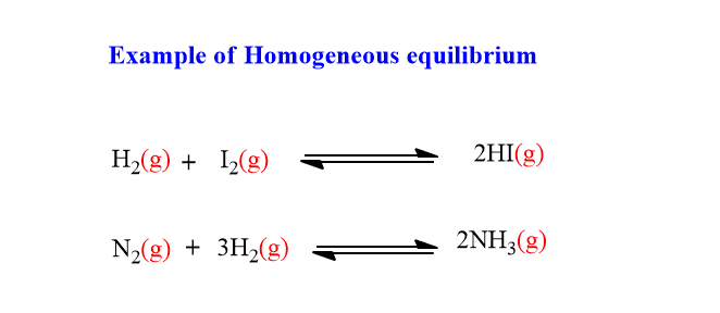 homogeneous equilibrium
