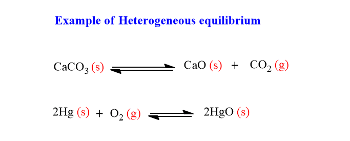 heterogeneous equilibrium