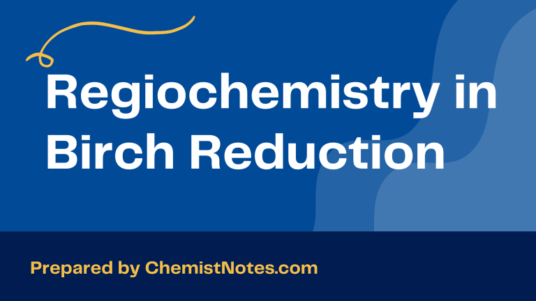 Regiochemistry in Birch reduction
