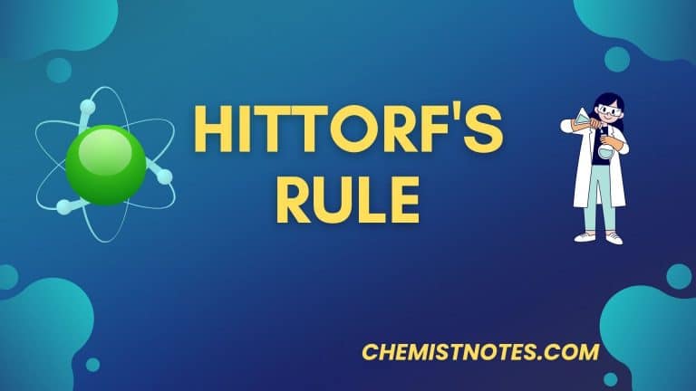 Hittorf's rule statement
