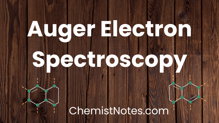 Auger electron spectroscopy