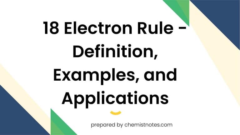 18 electron rule