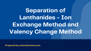 separation of lanthanides