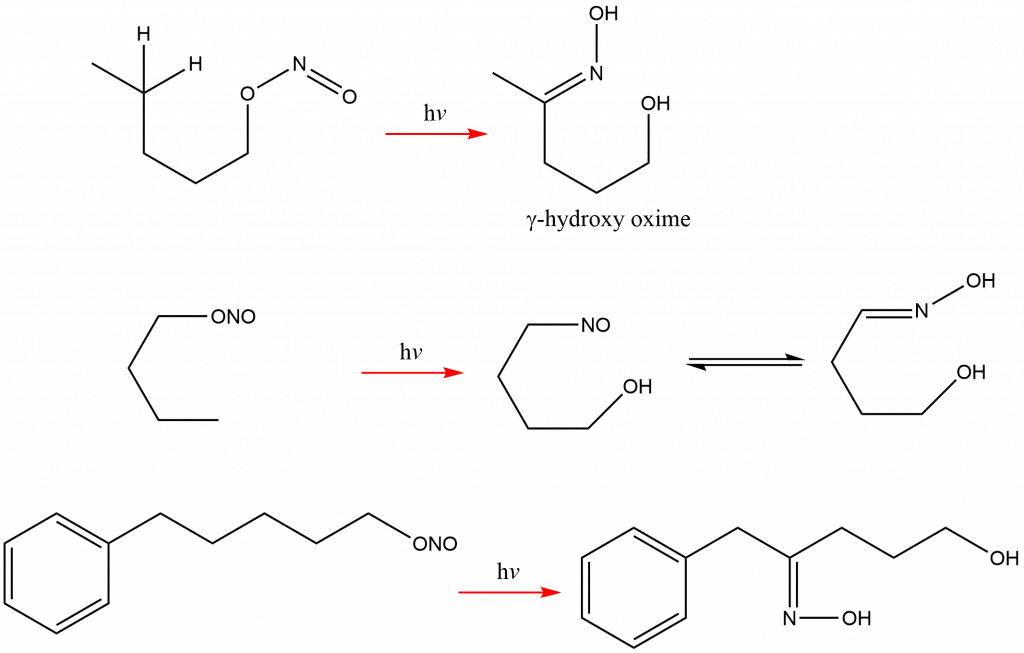 Examples of Barton reaction