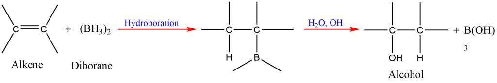 hydroboration-oxidation reaction