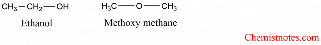 functional isomerism in alcohol