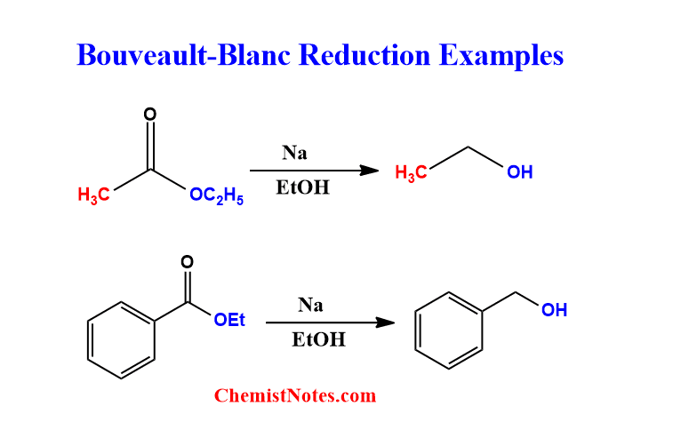 bouveault-blanc-reduction-easy-mechanism-application-chemistry-notes