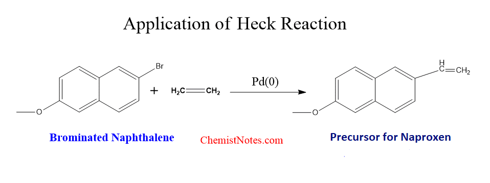 Application of heck reaction