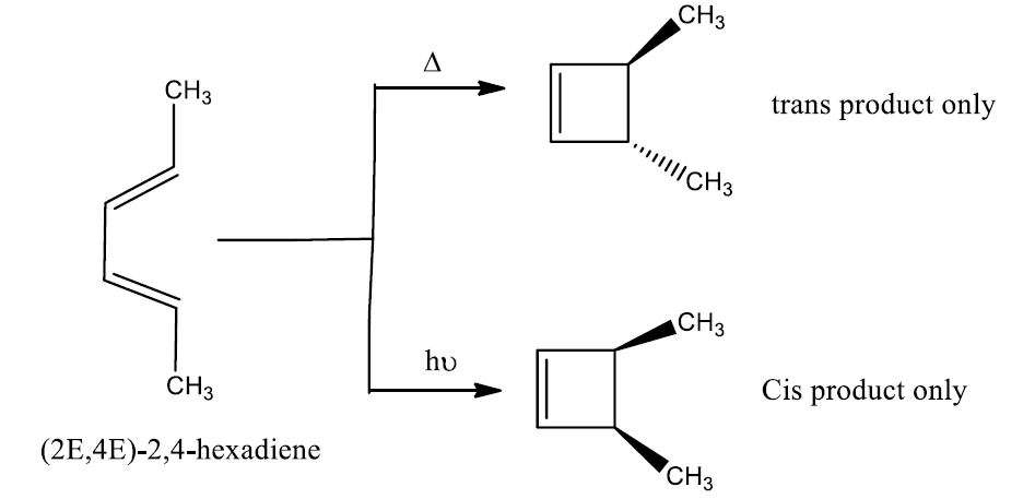 electrocyclic reactions stereochemistry