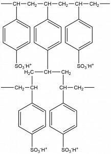 sulphonated polystyrene