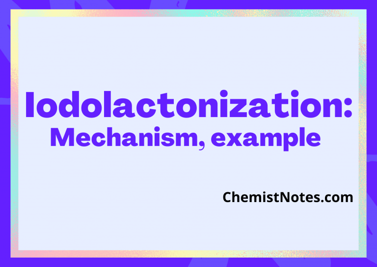 iodolactonization reaction