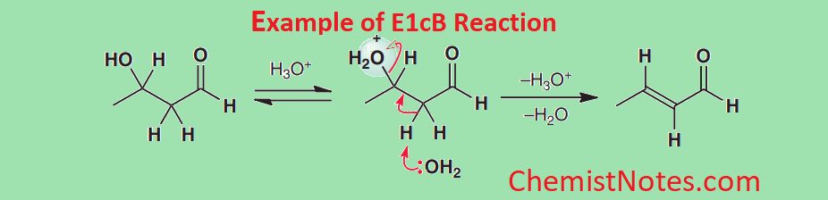 E1cB reaction examples