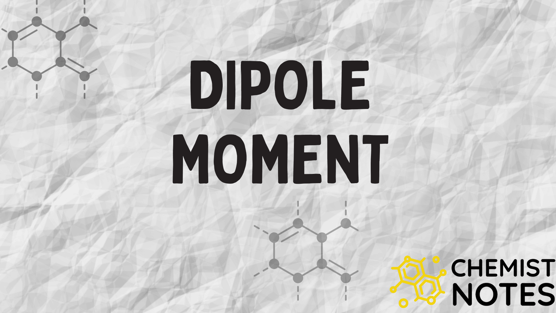 Dipole Moment Definition Formula Examples Chemistry Notes